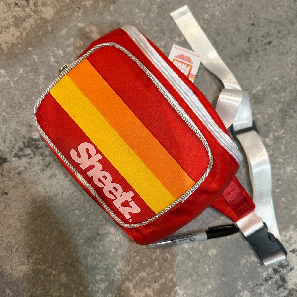 Sheetz Classic Red Orange Yellow Waist Bag